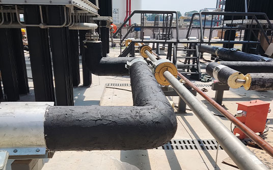 A certain LNG pipeline insulation project